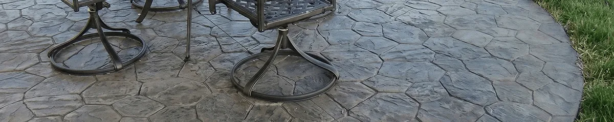 Garden relaxation area with professionally installed stone flooring in Stockton CA